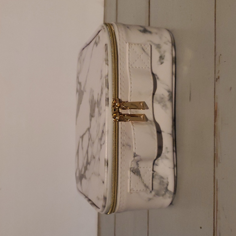 Grey Marble Travel Organizer Case. Cosmetics/Jewelry/Phone/Headphones. Brand New - Picture 3 of 12